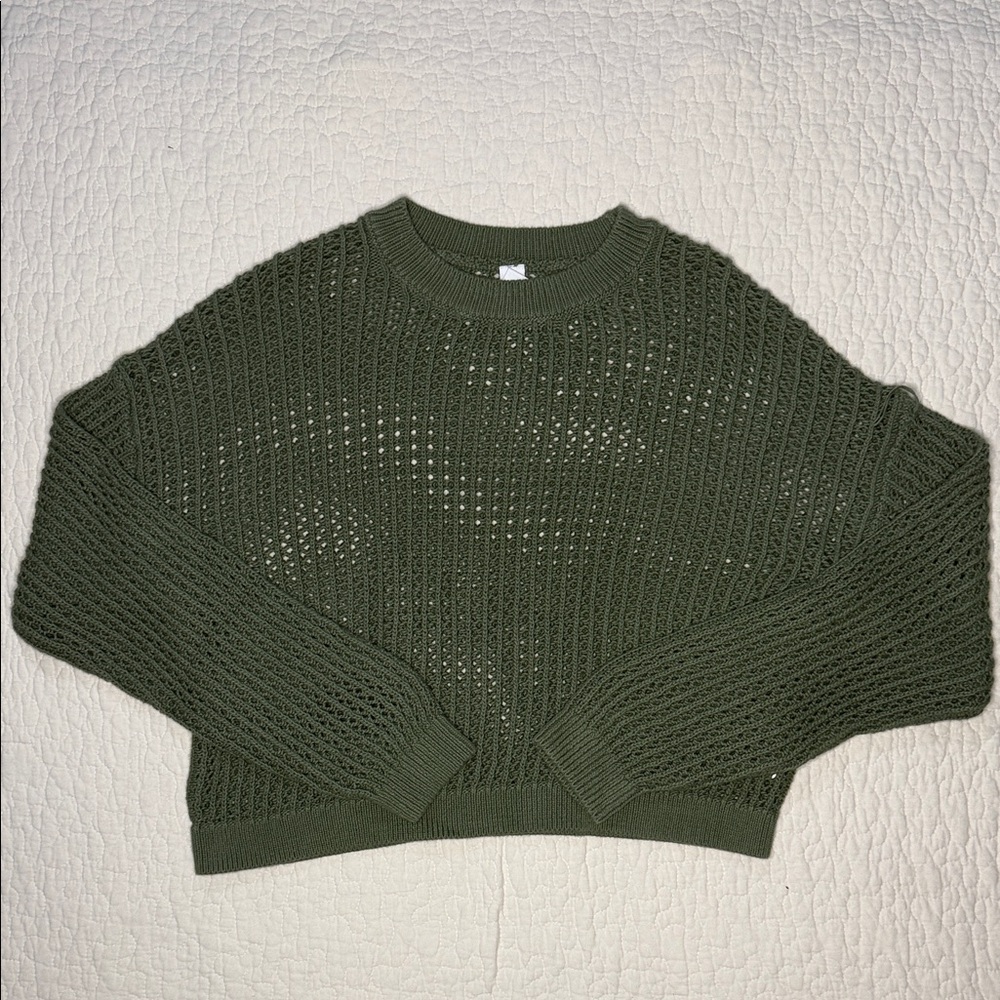 Old Navy Forest Green Women's Crew Neck Sweater